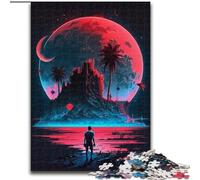 Puzzle 1000 pièces Planète Géante Gazeuse en Bois, Jeu interactif Familial, Cadeau Casse-tête, Jouet éducatif 1000 pièces(50x75cm)