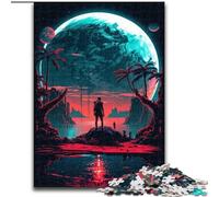 Puzzle 1000 pièces Planète Géante Gazeuse, Puzzle en Bois, Casse-tête Stimulant pour Adolescents, Jeu interactif Familial 1000 pièces(50x75cm)