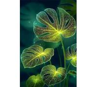 Puzzle 1000 Pièces Plantes Tropicales Vertes 75x50 cm Classique Puzzles Art Relaxant et Stimulant, Loisir CréAtif Réservé aux Adolescents et Adultes