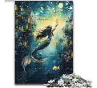 Puzzle 1000 pièces Poissons sous-Marins en Carton pour Adultes, Jeu interactif Familial, Casse-tête, Jouet éducatif (Taille 26x38cm)
