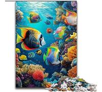 Puzzle 1000 pièces Poissons sous-Marins, pour Les 14 Ans et Plus, Jeu éducatif, défi, Jouet, Cadeau d'anniversaire (Taille 26x38cm)