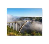 Puzzle 1000 Pièces，Pont célèbre pour Le Saut à l’élastique dans Le District de Garden Route, Afrique du Sud，Jeu De Décompression Cerveau Défi Difficulté Jouet Éducatif pour Enfants Puzzle Puzzles-N97