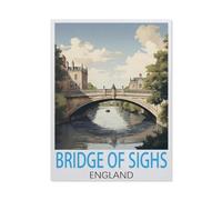 Puzzle 1000 Pièces，Pont des Soupirs, Angleterre，Adultes Uniques en Papier 1000 Puzzles, Enfants Éducatifs Famille Jouets Intéressants（50x70cm）-K50