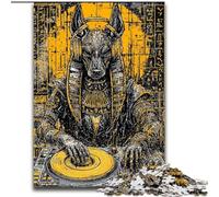 Puzzle 1000 pièces Pop-Art Anubis pour Adolescents, Anti-Stress avec pièces entièrement emboîtables de Formes aléatoires, pour Les Plus de 14 Ans (Taille 26x38cm)