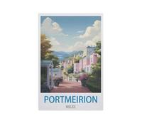 Puzzle 1000 Pièces,Portmeirion, Pays de Galles,Puzzle 1000 Pieces Adultes Jouet De Décompression Intellectuel Éducatif Puzzles Jeu De Fam(75x50cm)-GE93