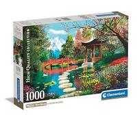 Puzzle 1000 pièces + Poster : Jardins du Fuji
