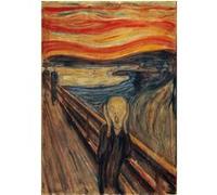 Puzzle 1000 pièces + poster : Le Cri , Munch Clementoni G