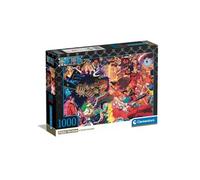 Puzzle 1000 pièces + poster : One Piece Clementoni