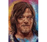 Puzzle 1000 pièces - Poster - Puzzle coloré et Difficile - Cadeaux - Images d'art du Film Classique Walking Dead - Jouet Difficile et Stimulant pour Toute la Famille - 26x38cm