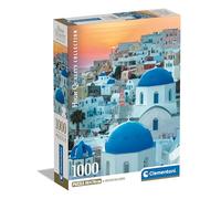 Puzzle 1000 pièces + Poster Santorin