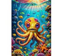 Puzzle 1000 Pièces : Poulpe mignon G