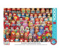 Puzzle 1000 pièces : Poupées russes matriochkas