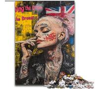 Puzzle 1000 pièces pour Adolescentes Britanniques, idéal comme Cadeau pour Toute la Famille (Taille 50x75cm)