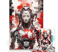 Puzzle 1000 pièces pour Adolescentes Fille du Futur, Jeu de réflexion, décoration Parfaite, Chaque pièce est Unique 38x52cm