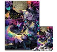 Puzzle 1000 pièces pour Adolescentes, Motif animé Japonais, Puzzle en Bois, intéressant pour réduire Le Stress, idées Cadeaux pour Les 14 Ans et Plus 50x75cm