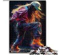 Puzzle 1000 pièces pour Adolescentes, Street Dance Girl, Jeu éducatif, Jouet, décoration d'intérieur Unique et Cadeaux (Taille 50x75cm)