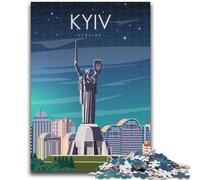 Puzzle 1000 pièces pour Adolescents, à partir de 14 Ans, Motif Kiev Ukraine pour Toute la Famille 1000 pièces (50x75cm)