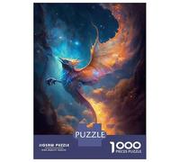 Puzzle 1000 Pièces pour Adolescents Abstract Nebula Dragon IV Puzzles pour Adolescents, Jouet, Décoration Murale, Cadeaux pour Femmes, Difficile Et Stimulant 38x26cm/1000pcs