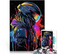 Puzzle 1000 pièces pour Adolescents Accro au Pop Art Spatial Entraînez Votre Cerveau et Vos Mains décoration Murale 52x38cm