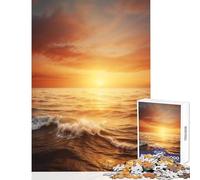 Puzzle 1000 pièces pour Adolescents Adieu Flamboyant à la journée Décoration intérieure Jouet Cadeau Amusant Jeu Pratique Chaque pièce est Unique Dimensions 38x52cm