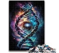 Puzzle 1000 pièces pour Adolescents ADN Humain dans l'espace Jouets éducatifs et ludiques Activités à la Maison, Cadeau d'anniversaire, Cadeaux de Voyage 50x75cm
