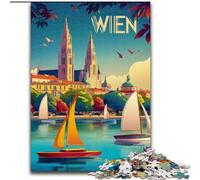 Puzzle 1000 pièces pour Adolescents, Affiche du Monde, pour Les 14 Ans et Plus, pour s'amuser en Famille et Jouer Le Soir, Collection d'artistes, Beaux-Arts (Taille 26x38cm)