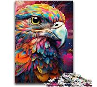 Puzzle 1000 pièces pour Adolescents, Aigle coloré, 1000 pièces, Cadeau d'anniversaire Unique pour Les Adolescents de 14 Ans et Plus (50x75cm)