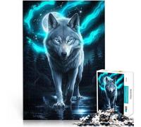 Puzzle 1000 pièces pour Adolescents Âme du Loup Réduction du Stress intéressante Activités Amusantes à la Maison, Cadeaux d'anniversaire, Cadeaux de Voyage, 75x50cm