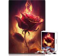 Puzzle 1000 pièces pour Adolescents Amour brûlant - Casse-tête, Jeu Familial, décoration intérieure, Jouet Anti-Stress - Dimensions:38x26cm