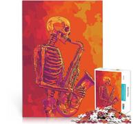 Puzzle 1000 pièces pour Adolescents Amoureux du Jazz au-delà de la Vie Art Casse-tête pour Cadeau d'anniversaire, Cadeaux 52x38cm
