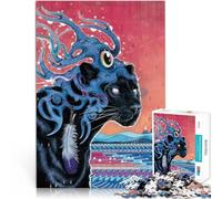 Puzzle 1000 pièces pour Adolescents Ancêtres des Black Panthers Jouets Jeux éducatifs Soulagement du Stress décoration Murale 38x26cm