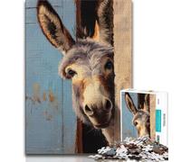 Puzzle 1000 pièces pour Adolescents Âne, Jouets éducatifs, Jeux Anti-Stress, Cadeaux d'anniversaire Uniques 50x75cm