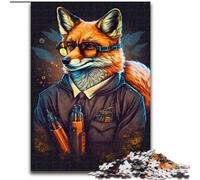 Puzzle 1000 pièces pour Adolescents, Animaux Renards, Jouets éducatifs, Jeux Anti-Stress, Superbes Cadeaux et Jouets (Taille 50x75cm)