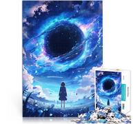 Puzzle 1000 pièces pour Adolescents Anime Black Hole World Séjour Anti-Stress pour Tuer Le Temps Une œuvre d'art 75x50cm