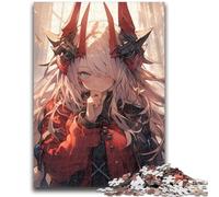 Puzzle 1000 pièces pour Adolescents, Anime Demon Girl, pour 14 Ans et Plus, Jeu de défi Unique, Jeux en Famille, Cadeaux d'anniversaire de Noël 26x38cm