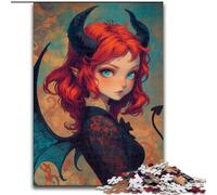 Puzzle 1000 pièces pour Adolescents, Anime Devil Girl, Jouets éducatifs, Jeux Anti-Stress, Collection d'artistes, Beaux-Arts 50x75cm