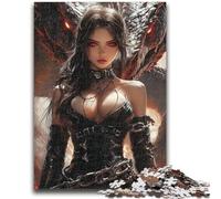 Puzzle 1000 pièces pour Adolescents, Anime Dragon Girl, Jouets éducatifs, décoration intérieure Unique et Cadeaux pour Les 14 Ans et Plus, 26x38cm