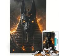 Puzzle 1000 pièces pour Adolescents Anubis se réveille en Égypte, Jeu de réflexion, décoration Parfaite, Chaque pièce est Unique 50x75cm