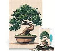 Puzzle 1000 pièces pour Adolescents,Arbre bonsaï,découpe précise,Jeu d'exercice cérébral,détente et Divertissement pour Un Anniversaire (38x26cm)