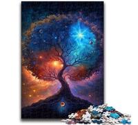 Puzzle 1000 pièces pour Adolescents Arbre de la Sagesse Jeu Stimulant Jouets Idéal comme Cadeau pour Toute la Famille 50x75cm