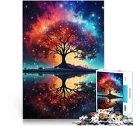 Puzzle 1000 pièces pour Adolescents Arbre de la Vie pour Le Jeu éducatif Challenge Toy Car C'est Un pour Toute la Famille 38x26cm