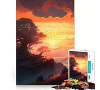 Puzzle 1000 pièces pour Adolescents Arbre de Vie Bords précis Art Exercice Mental Jeu Calme et Amusant Cadeau d'anniversaire Artistique (50x75cm)