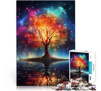 Puzzle 1000 pièces pour Adolescents Arbre Magique avec des lumières Brillantes défi éducatif Idées Cadeaux 75x50cm