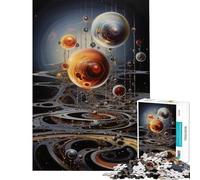 Puzzle 1000 pièces pour Adolescents Architecture Extraterrestre Jeu éducatif et Relaxant Cadeau d'anniversaire (Dimensions 75x50cm)