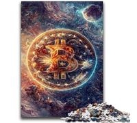 Puzzle 1000 pièces pour Adolescents Argent dans l'espace Convient aux 14 Ans et Plus Jeu de Jouets intellectuels Jeu éducatif pour Anniversaire et Noël 26x38cm