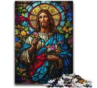 Puzzle 1000 pièces pour Adolescents, Art de Jésus, Jeu de Quiz pour Les 14 Ans et Plus, activités Amusantes à la Maison, Cadeau d'anniversaire, Cadeaux de Voyage 26x38cm