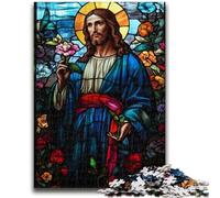 Puzzle 1000 pièces pour Adolescents, Art de Jésus, Jeu Stimulant et éducatif en Famille pour Anniversaire et Noël, 26x38cm