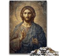 Puzzle 1000 pièces pour Adolescents Art de Jésus pour Les 14 Ans et Plus Défi éducatif Activités Amusantes à la Maison, Cadeaux d'anniversaire, Cadeaux de Voyage 50x75cm
