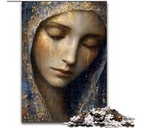 Puzzle 1000 pièces pour Adolescents, Art de la Vierge Marie, Anti-Stress avec pièces entièrement emboîtables de Formes aléatoires, pour Les Enfants de 14 Ans et Plus (Taille 26x38cm)