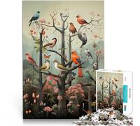 Puzzle 1000 pièces pour Adolescents Art des Oiseaux - Becs et beauté Jeu intellectuel Car C'est Un pour Toute la Famille 38x26cm